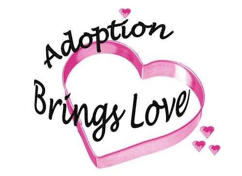 "Pink Hearts Adoption Design"